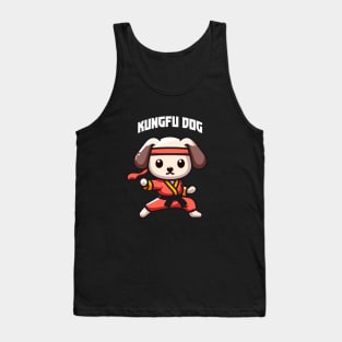 Cute Kung Fu Dog Tank Top